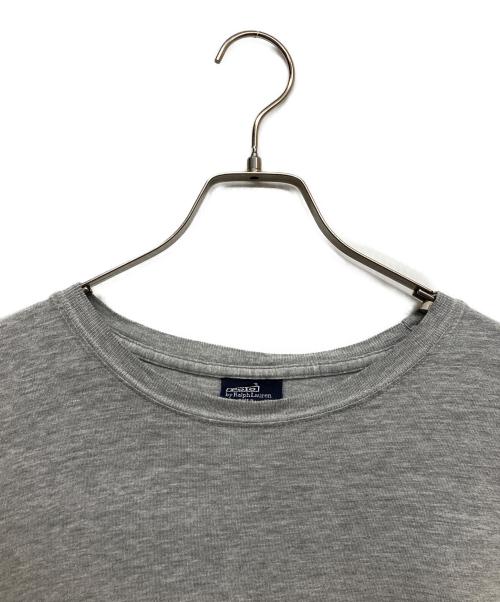 POLO RALPH LAUREN（ポロ・ラルフローレン）POLO RALPH LAUREN (ポロ・ラルフローレン) アイコンパッチTシャツ ライトグレー サイズ:XLの古着・服飾アイテム