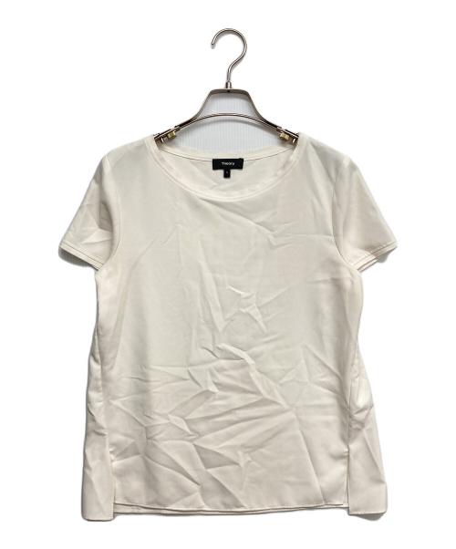 theory（セオリー）theory (セオリー) S/Sブラウス ホワイト サイズ:Sの古着・服飾アイテム