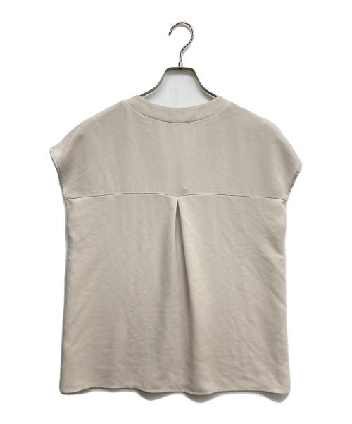 theory luxe（セオリーリュクス）theory luxe (セオリーリュクス) ノースリーブブラウス ホワイト サイズ:38の古着・服飾アイテム