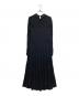 mame kurogouchi (マメクロゴウチ) Geometric Pattern Jacquard Jersey Dress ブラック サイズ:2：17000円