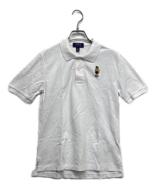 POLO RALPH LAUREN（ポロ・ラルフローレン）POLO RALPH LAUREN (ポロ・ラルフローレン) ポロベアーポロシャツ ホワイト サイズ:Mの古着・服飾アイテム