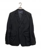 COMME des GARCONS HOMMEコムデギャルソン オム）の古着「ウール2Bジャケット」｜ブラック