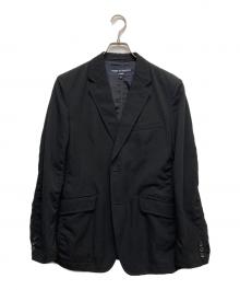 COMME des GARCONS HOMME（コムデギャルソン オム）の古着「ウール2Bジャケット」｜ブラック