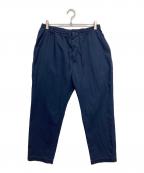 WHITE MOUNTAINEERINGホワイトマウンテ二アニング）の古着「GARMENT DYE TAPERED PANTS」｜ネイビー
