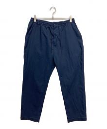 WHITE MOUNTAINEERING（ホワイトマウンテ二アニング）の古着「GARMENT DYE TAPERED PANTS」｜ネイビー