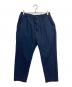 WHITE MOUNTAINEERING（ホワイトマウンテ二アニング）の古着「GARMENT DYE TAPERED PANTS」｜ネイビー