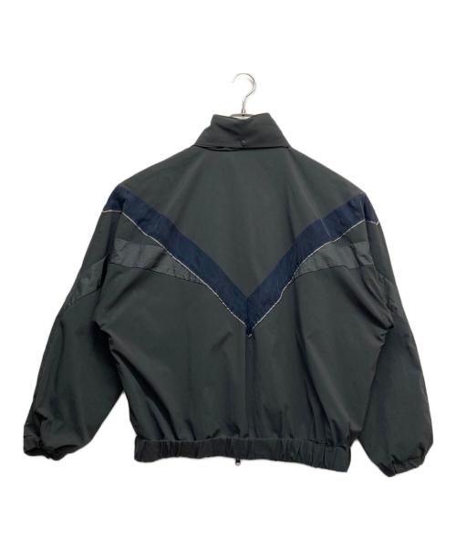 MAISON EUREKA（メゾンエウレカ）MAISON EUREKA (メゾンエウレカ) オーバーサイズ トラック ジャケット ブラック サイズ:Mの古着・服飾アイテム