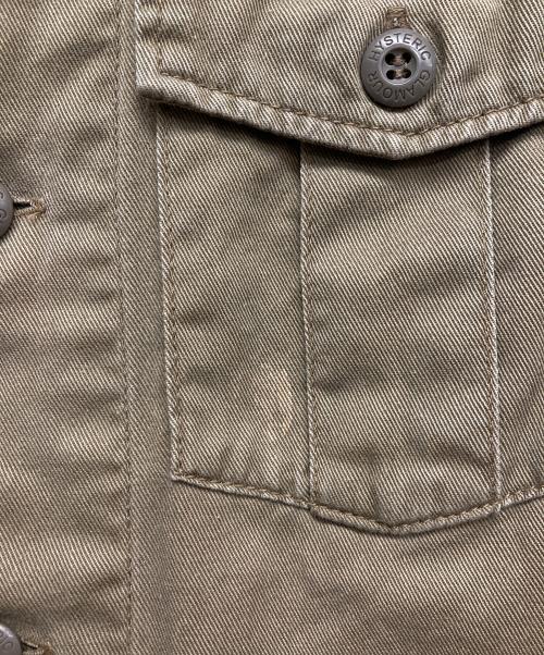 Hysteric Glamour（ヒステリックグラマー）Hysteric Glamour (ヒステリックグラマー) THE DOORS バンドボーイスカウトシャツ グリーン サイズ:FREEの古着・服飾アイテム