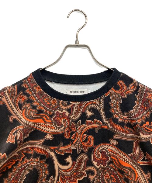 TIGHTBOOTH PRODUCTION（タイトブースプロダクション）TIGHTBOOTH PRODUCTION (タイトブースプロダクション) Paisley Velor Long Sleeve ブラック サイズ:Lの古着・服飾アイテム