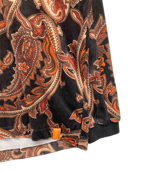 TIGHTBOOTH PRODUCTION（タイトブースプロダクション）TIGHTBOOTH PRODUCTION (タイトブースプロダクション) Paisley Velor Long Sleeve ブラック サイズ:Lの古着・服飾アイテム