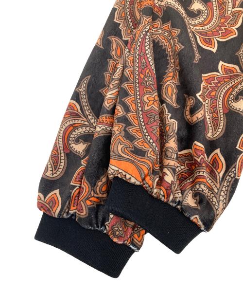 TIGHTBOOTH PRODUCTION（タイトブースプロダクション）TIGHTBOOTH PRODUCTION (タイトブースプロダクション) Paisley Velor Long Sleeve ブラック サイズ:Lの古着・服飾アイテム