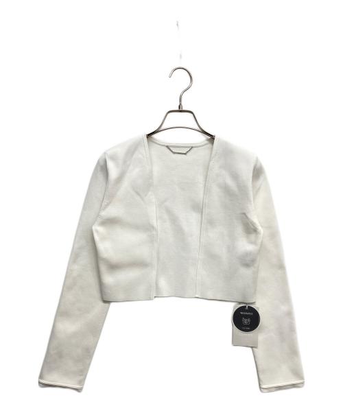 CELFORD（セルフォード）CELFORD (セルフォード) 総針ボレロカーディガン ホワイト サイズ:F 未使用品の古着・服飾アイテム