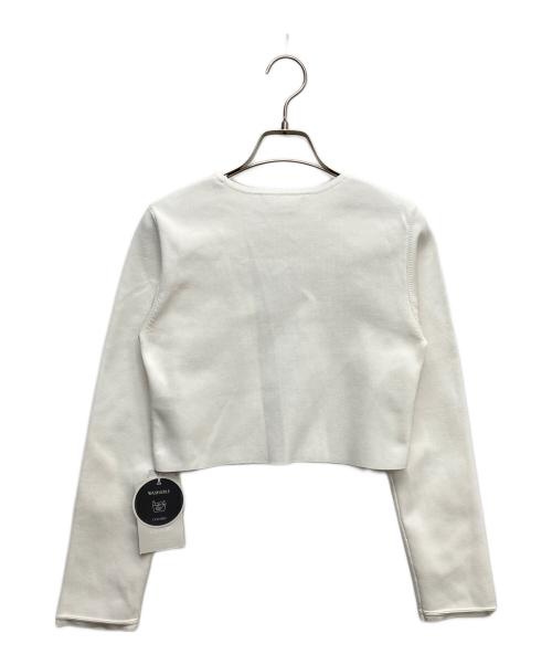 CELFORD（セルフォード）CELFORD (セルフォード) 総針ボレロカーディガン ホワイト サイズ:F 未使用品の古着・服飾アイテム