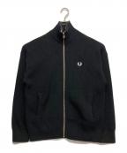 FRED PERRY×BEAMSフレッドペリー×ビームス）の古着「別注ニットドライバーズジャケット」｜ホワイト×ブラック