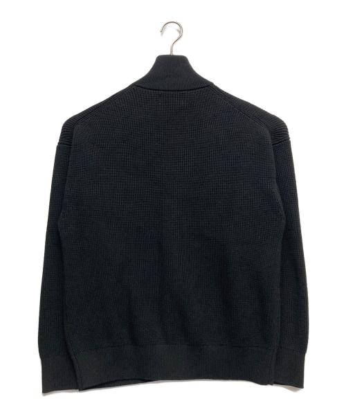 FRED PERRY（フレッドペリー）FRED PERRY (フレッドペリー) BEAMS (ビームス) 別注ニットドライバーズジャケット ホワイト×ブラック サイズ:Sの古着・服飾アイテム