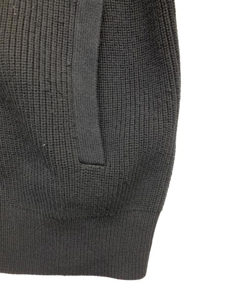 FRED PERRY（フレッドペリー）FRED PERRY (フレッドペリー) BEAMS (ビームス) 別注ニットドライバーズジャケット ホワイト×ブラック サイズ:Sの古着・服飾アイテム