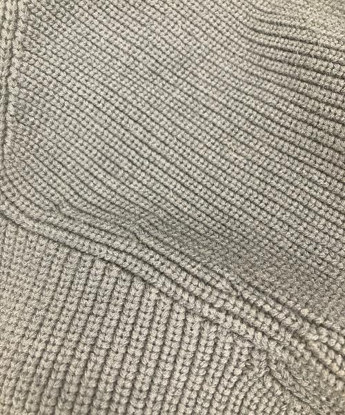 FRED PERRY（フレッドペリー）FRED PERRY (フレッドペリー) BEAMS (ビームス) 別注ニットドライバーズジャケット ホワイト×ブラック サイズ:Sの古着・服飾アイテム