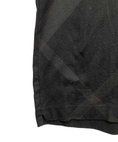 BURBERRY GOLF（バーバリーゴルフ）BURBERRY GOLF (バーバリーゴルフ) ハーフジップポロシャツ ブラック サイズ:3の古着・服飾アイテム