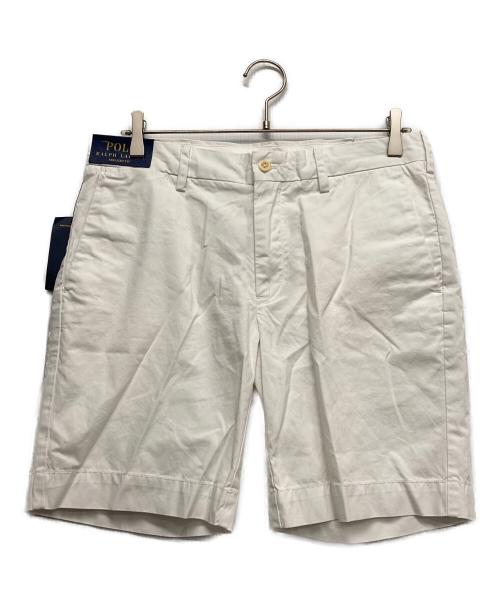 POLO RALPH LAUREN（ポロ・ラルフローレン）POLO RALPH LAUREN (ポロ・ラルフローレン) ハーフパンツ ホワイト サイズ:81cm (W32) 未使用品の古着・服飾アイテム