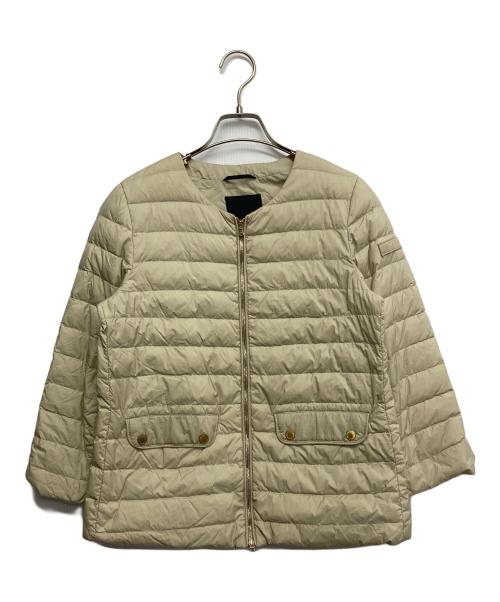 TATRAS（タトラス）TATRAS (タトラス) Demi-Luxe BEAMS (デミルクス ビームス) 別注 ACACIA ノーカラー ライトダウンジャケット グリーン サイズ:02の古着・服飾アイテム