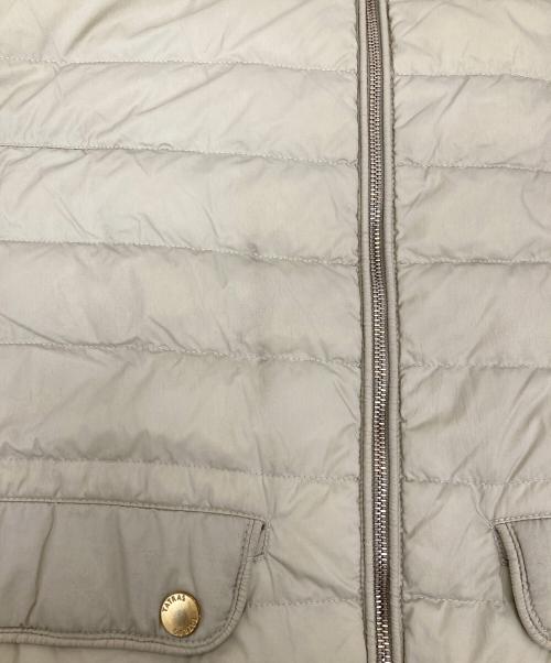 TATRAS（タトラス）TATRAS (タトラス) Demi-Luxe BEAMS (デミルクス ビームス) 別注 ACACIA ノーカラー ライトダウンジャケット グリーン サイズ:02の古着・服飾アイテム