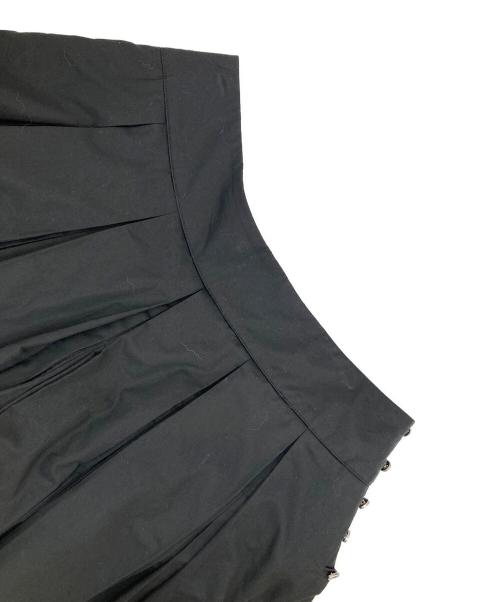 BURBERRY BLUE LABEL（バーバリー ブルー レーベル）BURBERRY BLUE LABEL (バーバリー ブルー レーベル) フリルスカート ブラック サイズ:38の古着・服飾アイテム