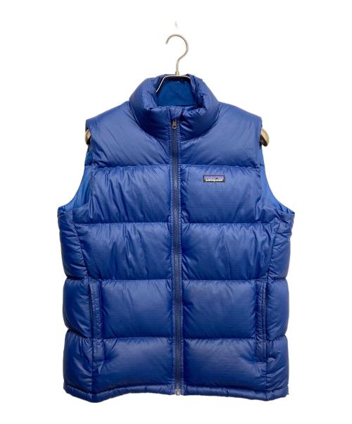 Patagonia（パタゴニア）Patagonia (パタゴニア) Fitz Roy Down Vest ブルー サイズ:Mの古着・服飾アイテム