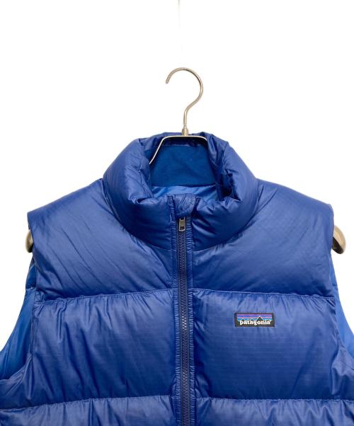 Patagonia（パタゴニア）Patagonia (パタゴニア) Fitz Roy Down Vest ブルー サイズ:Mの古着・服飾アイテム