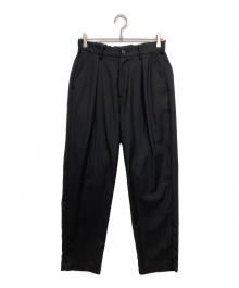 superNova.（スーパーノヴァ）の古着「Wide easy pants - Solid」｜ブラック