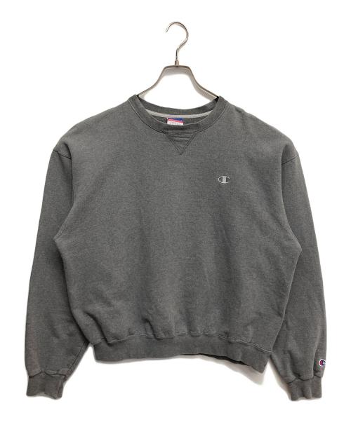 Champion（チャンピオン）Champion (チャンピオン) クルーネックスウェット グレー サイズ:Lの古着・服飾アイテム