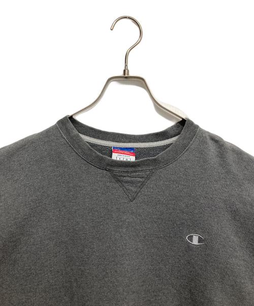 Champion（チャンピオン）Champion (チャンピオン) クルーネックスウェット グレー サイズ:Lの古着・服飾アイテム