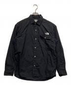 THE NORTH FACEザ ノース フェイス）の古着「L/S Nuptse Shirt」｜ブラック