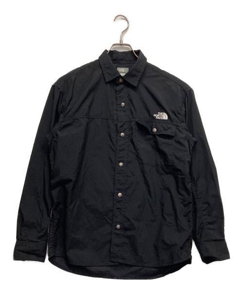 THE NORTH FACE（ザ ノース フェイス）THE NORTH FACE (ザ ノース フェイス) L/S Nuptse Shirt ブラック サイズ:Sの古着・服飾アイテム