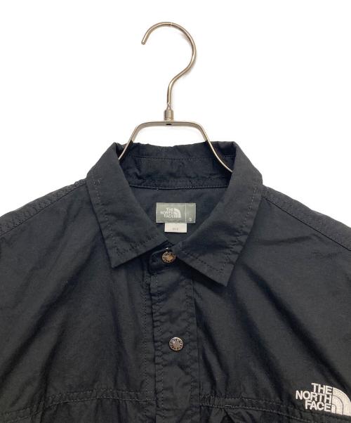 THE NORTH FACE（ザ ノース フェイス）THE NORTH FACE (ザ ノース フェイス) L/S Nuptse Shirt ブラック サイズ:Sの古着・服飾アイテム