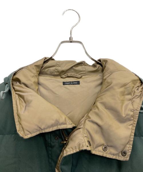 GIORGIO ARMANI（ジョルジオアルマーニ）GIORGIO ARMANI (ジョルジオアルマーニ) フーデッドダウンジャケット グリーン サイズ:-の古着・服飾アイテム