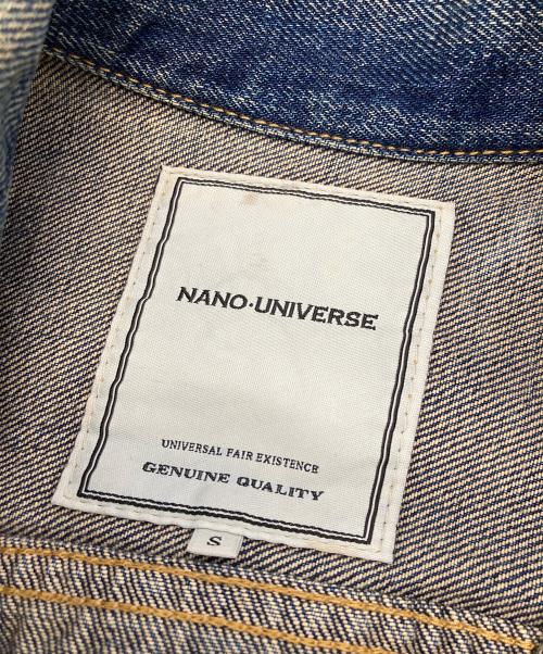 nano・universe（ナノ・ユニバース）nano・universe (ナノ・ユニバース) 1st型デニムジャケット インディゴ サイズ:Sの古着・服飾アイテム