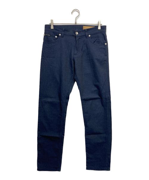 DOLCE & GABBANA（ドルチェ＆ガッバーナ）DOLCE & GABBANA (ドルチェ＆ガッバーナ) ストレッチパンツ ブルー サイズ:46の古着・服飾アイテム