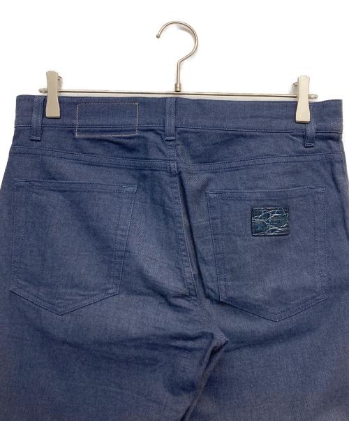 DOLCE & GABBANA（ドルチェ＆ガッバーナ）DOLCE & GABBANA (ドルチェ＆ガッバーナ) ストレッチパンツ ブルー サイズ:46の古着・服飾アイテム