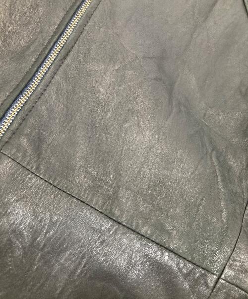 古着（フルギ）古着 (フルギ) OLDレザーボンバージャケット ブラック サイズ:46の古着・服飾アイテム