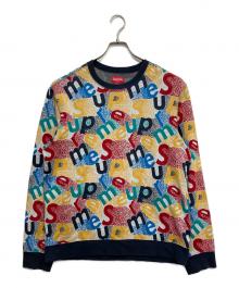 SUPREME（シュプリーム）の古着「Scatter Text Crewneck」｜レッド