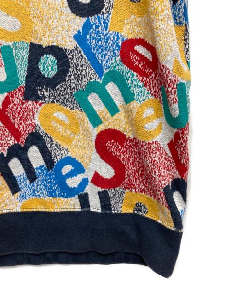 SUPREME（シュプリーム）Supreme (シュプリーム) Scatter Text Crewneck レッド サイズ:Mの古着・服飾アイテム