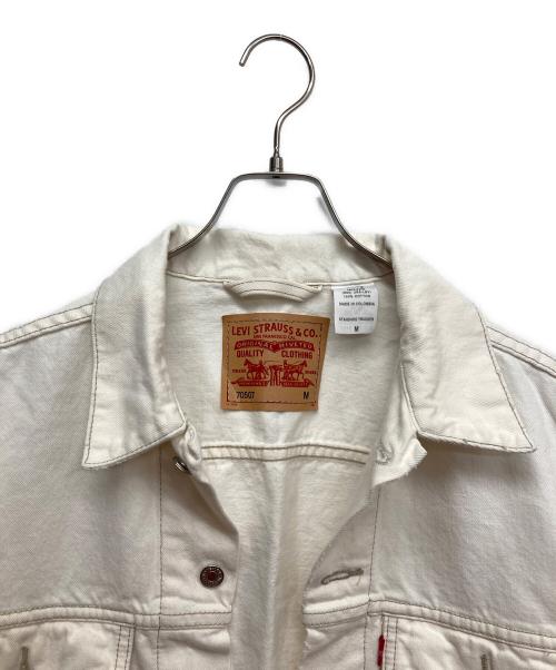 LEVI'S（リーバイス）LEVI'S (リーバイス) 70507デニムジャケット ホワイト サイズ:Mの古着・服飾アイテム