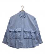 FreshServiceフレッシュサービス）の古着「OXFORD FLAP POCKET L/S SHIRT」｜ブルー