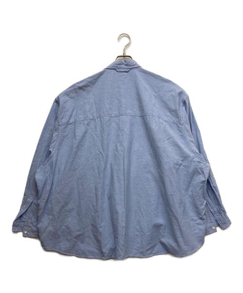 FreshService（フレッシュサービス）FreshService (フレッシュサービス) OXFORD FLAP POCKET L/S SHIRT ブルー サイズ:FREEの古着・服飾アイテム