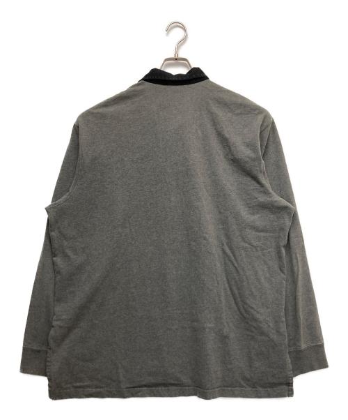 RALPH LAUREN（ラルフローレン）RALPH LAUREN (ラルフローレン) 長袖ポロシャツ グレー サイズ:XLの古着・服飾アイテム