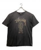 stussyステューシー）の古着「プリントTシャツ」｜グレー