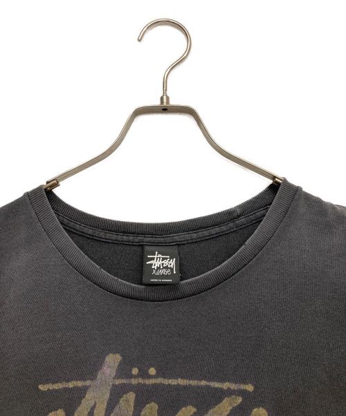stussy（ステューシー）stussy (ステューシー) プリントTシャツ グレー サイズ:XLの古着・服飾アイテム