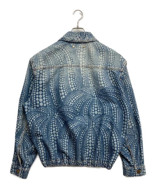 LOUIS VUITTON（ルイ ヴィトン）LOUIS VUITTON (ルイ ヴィトン) 草間彌生 (クサマヤヨイ) YK Zipup Denim Bluzon Dot インディゴ サイズ:48の古着・服飾アイテム