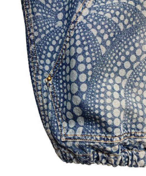 LOUIS VUITTON（ルイ ヴィトン）LOUIS VUITTON (ルイ ヴィトン) 草間彌生 (クサマヤヨイ) YK Zipup Denim Bluzon Dot インディゴ サイズ:48の古着・服飾アイテム