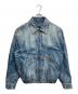 LOUIS VUITTON（ルイ ヴィトン）の古着「YK Zipup Denim Bluzon Dot」｜インディゴ